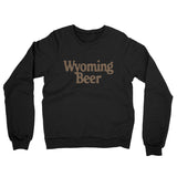 Wyoming Beer Midweight French Terry Crewneck Sweatshirt-Allegiant Goods Co. Vintage Sports Apparel