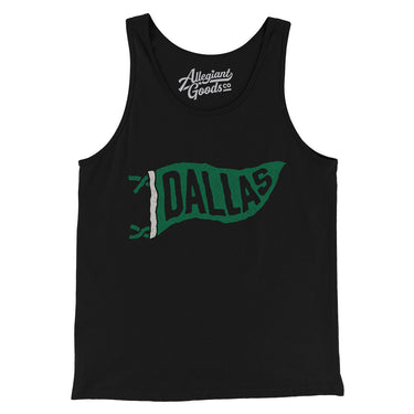 Dallas Pennant Men/Unisex Tank Top-Allegiant Goods Co. Vintage Sports Apparel