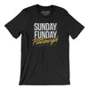 Sunday Funday Pittsburgh Men/Unisex T-Shirt-Black-Allegiant Goods Co. Vintage Sports Apparel