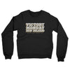 Victory Monday New Orleans Midweight French Terry Crewneck Sweatshirt-Black-Allegiant Goods Co. Vintage Sports Apparel