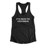 I've Been To Columbus Women's Racerback Tank-Black-Allegiant Goods Co. Vintage Sports Apparel