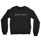 Chicago Friends Midweight French Terry Crewneck Sweatshirt-Allegiant Goods Co. Vintage Sports Apparel