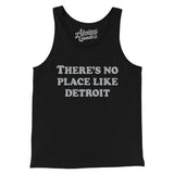 There's No Place Like Detroit Men/Unisex Tank Top-Black-Allegiant Goods Co. Vintage Sports Apparel