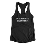 I've Been To Brooklyn Women's Racerback Tank-Black-Allegiant Goods Co. Vintage Sports Apparel
