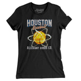 Houston Baseball Throwback Mascot Women's T-Shirt-Allegiant Goods Co. Vintage Sports Apparel