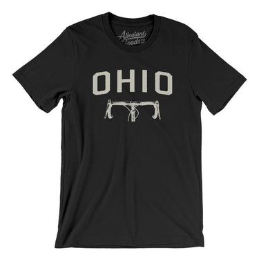 Ohio Cycling Men/Unisex T-Shirt-Black-Allegiant Goods Co. Vintage Sports Apparel
