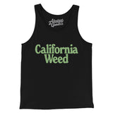 California Weed Men/Unisex Tank Top-Black-Allegiant Goods Co. Vintage Sports Apparel