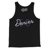 Denver Co Overprinted Men/Unisex Tank Top-Allegiant Goods Co. Vintage Sports Apparel