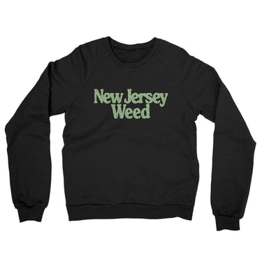 New Jersey Weed Midweight French Terry Crewneck Sweatshirt-Allegiant Goods Co. Vintage Sports Apparel