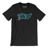 San Jose Pennant Men/Unisex T-Shirt-Allegiant Goods Co. Vintage Sports Apparel