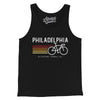 Philadelphia Cycling Men/Unisex Tank Top-Black-Allegiant Goods Co. Vintage Sports Apparel