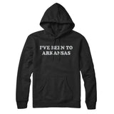 I've Been To Arkansas Hoodie-Allegiant Goods Co. Vintage Sports Apparel