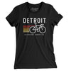 Detroit Cycling Women's T-Shirt-Black-Allegiant Goods Co. Vintage Sports Apparel