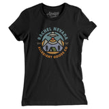 Rachel Nevada Retro Badge Women's T-Shirt-Black-Allegiant Goods Co. Vintage Sports Apparel