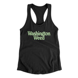 Washington Weed Women's Racerback Tank-Allegiant Goods Co. Vintage Sports Apparel