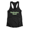 Washington Weed Women's Racerback Tank-Black-Allegiant Goods Co. Vintage Sports Apparel