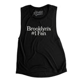 Brooklyn's Number 1 Fan Women's Flowey Scoopneck Muscle Tank-Allegiant Goods Co. Vintage Sports Apparel