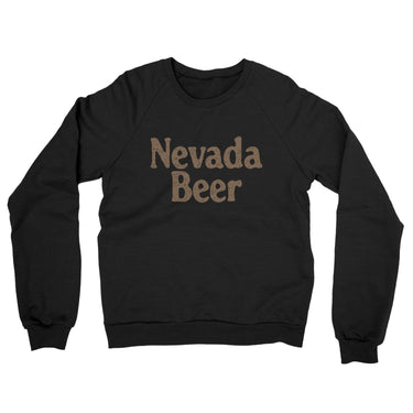 Nevada Beer Midweight French Terry Crewneck Sweatshirt-Allegiant Goods Co. Vintage Sports Apparel
