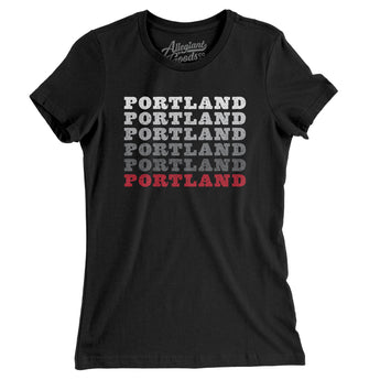 Portland Repeat Women's T-Shirt-Allegiant Goods Co. Vintage Sports Apparel