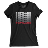 Portland Repeat Women's T-Shirt-Allegiant Goods Co. Vintage Sports Apparel