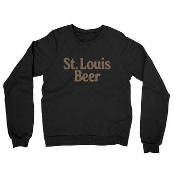 St. Louis Beer Midweight French Terry Crewneck Sweatshirt-Allegiant Goods Co. Vintage Sports Apparel