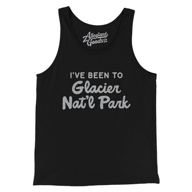 I've Been To Glacier National Park Men/Unisex Tank Top-Allegiant Goods Co. Vintage Sports Apparel