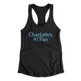 Charlotte's Number 1 Fan Women's Racerback Tank-Allegiant Goods Co. Vintage Sports Apparel