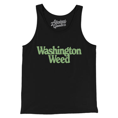 Washington Weed Men/Unisex Tank Top-Allegiant Goods Co. Vintage Sports Apparel