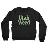 Utah Weed Midweight French Terry Crewneck Sweatshirt-Allegiant Goods Co. Vintage Sports Apparel