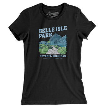 Belle Isle Park Women's T-Shirt-Allegiant Goods Co. Vintage Sports Apparel