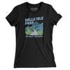 Belle Isle Park Women's T-Shirt-Black-Allegiant Goods Co. Vintage Sports Apparel