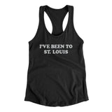I've Been To St Louis Women's Racerback Tank-Allegiant Goods Co. Vintage Sports Apparel