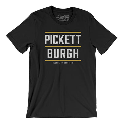Pickett Burgh Men/Unisex T-Shirt-Black-Allegiant Goods Co. Vintage Sports Apparel