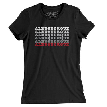 Albuquerque Repeat Women's T-Shirt-Allegiant Goods Co. Vintage Sports Apparel