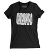 Colorado State Shape Text Women's T-Shirt-Black-Allegiant Goods Co. Vintage Sports Apparel