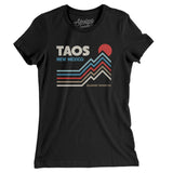 Taos New Mexico Women's T-Shirt-Black-Allegiant Goods Co. Vintage Sports Apparel
