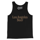 Los Angeles Beer Men/Unisex Tank Top-Black-Allegiant Goods Co. Vintage Sports Apparel