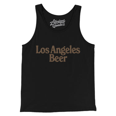 Los Angeles Beer Men/Unisex Tank Top-Black-Allegiant Goods Co. Vintage Sports Apparel