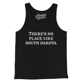 There's No Place Like South Dakota Men/Unisex Tank Top-Black-Allegiant Goods Co. Vintage Sports Apparel