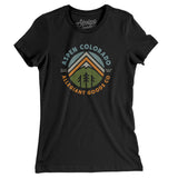 Aspen Colorado Retro Badge Women's T-Shirt-Allegiant Goods Co. Vintage Sports Apparel