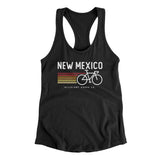 New Mexico Cycling Women's Racerback Tank-Black-Allegiant Goods Co. Vintage Sports Apparel