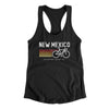 New Mexico Cycling Women's Racerback Tank-Black-Allegiant Goods Co. Vintage Sports Apparel