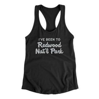 I've Been To Redwood National Park Women's Racerback Tank-Allegiant Goods Co. Vintage Sports Apparel