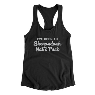 I've Been To Shenandoah National Park Women's Racerback Tank-Allegiant Goods Co. Vintage Sports Apparel