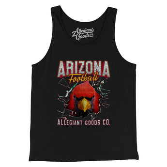 Arizona Football Throwback Mascot Men/Unisex Tank Top-Allegiant Goods Co. Vintage Sports Apparel