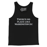 There's No Place Like Washington Dc Men/Unisex Tank Top-Black-Allegiant Goods Co. Vintage Sports Apparel
