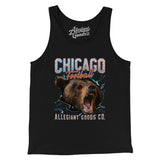 Chicago Football Throwback Mascot Men/Unisex Tank Top-Allegiant Goods Co. Vintage Sports Apparel