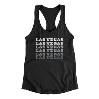Las Vegas Repeat Women's Racerback Tank-Allegiant Goods Co. Vintage Sports Apparel