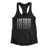 Las Vegas Repeat Women's Racerback Tank-Allegiant Goods Co. Vintage Sports Apparel