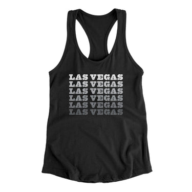 Las Vegas Repeat Women's Racerback Tank-Allegiant Goods Co. Vintage Sports Apparel